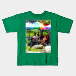 Cold Springs NY - Under the Colorful Umbrellas Kids T-Shirt